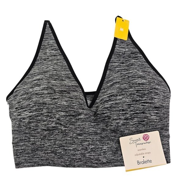 Secret Treasures Wireless Seamless Adjustable Strap Bralette – Size Medium NWT - Picture 1 of 9